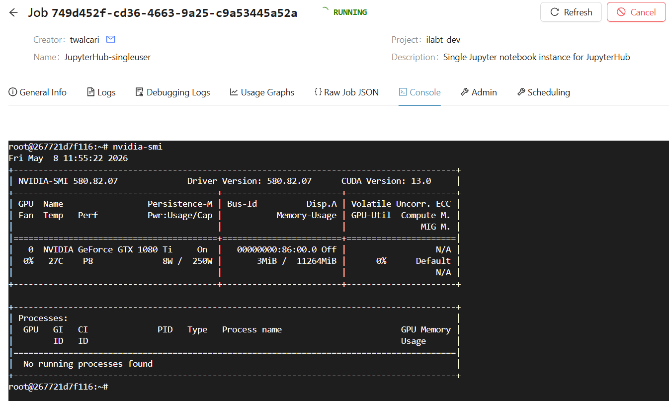 Job tile on the Slices AI infrastructure website